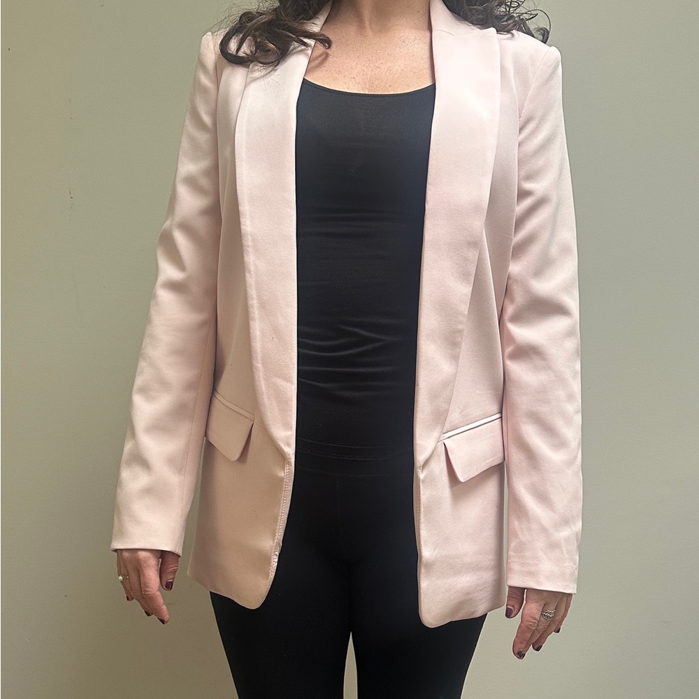 White House Black Market Light Pink Tailored Blazer- Size 4